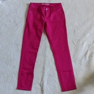 Raspberry pink jeans